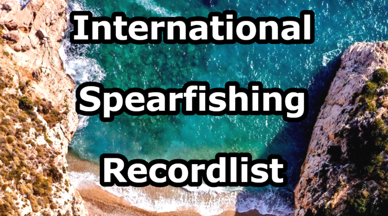 International Spearfishing Record and Trophy List Listing Official