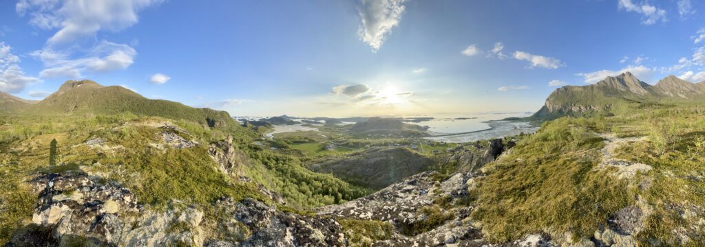 Wandern-Norwegen-Moos-Nordskot-Brygge