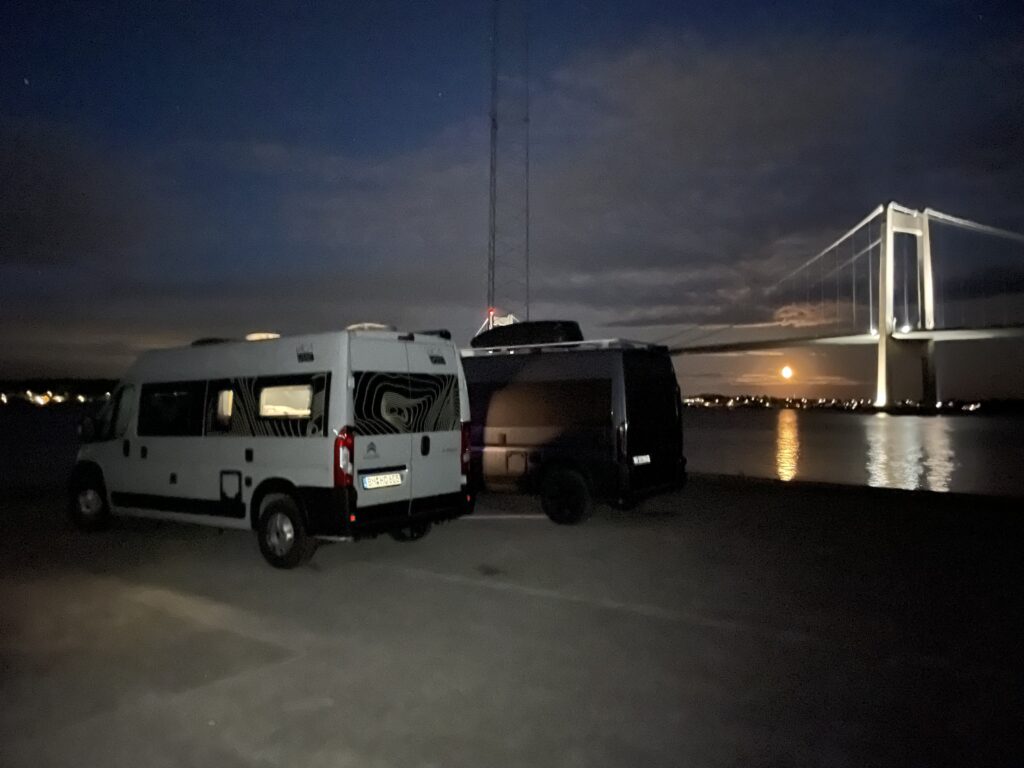  Ammoniakshaven Roadtrip Norwegen Dänemark Auto Camper wild campen