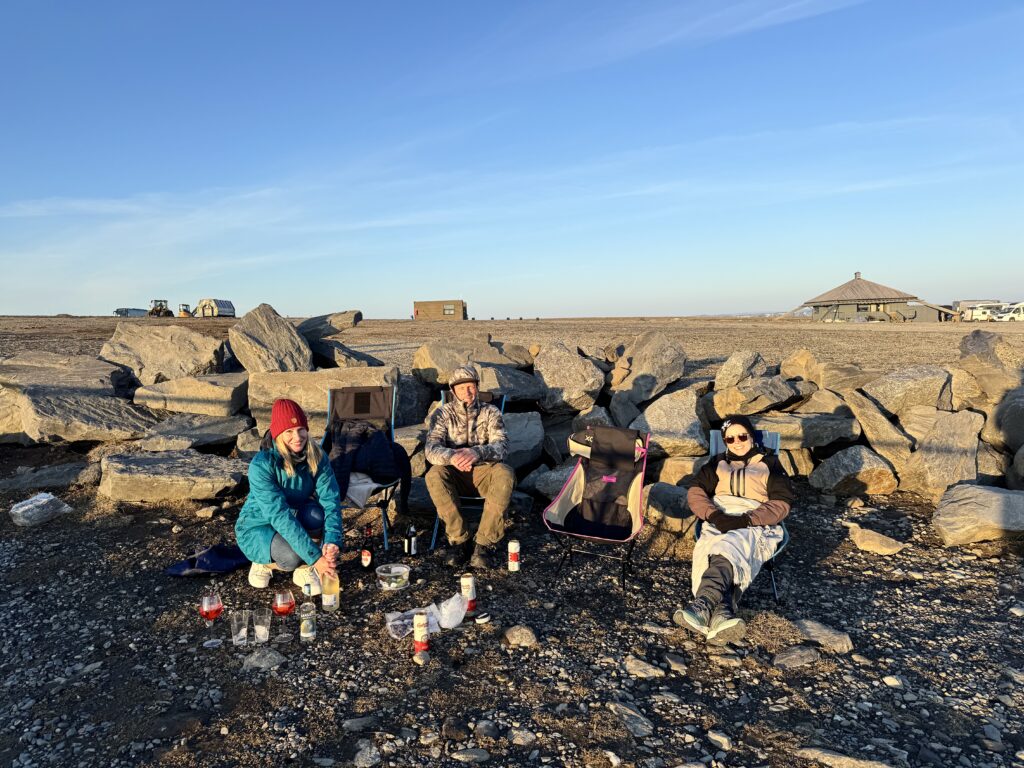 Sundowner Nordkap Alkohol Norwegen Nord Kap Northcape Camper Camping